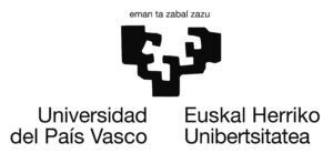 Logotipo de la Universidad del País Vasco y Euskal Herriko Unibertsitatea.