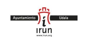 Logotipo del Ayuntamiento de Irún con el texto "Ayuntamiento", "Udala" y "www.irun.org".