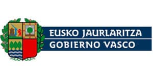 Escudo del Gobierno Vasco con el texto "EUSKO JAURLARITZA GOBIERNO VASCO".